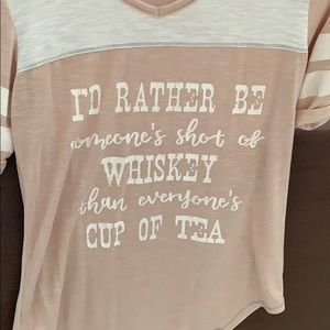 Women’s xs T-shirt light pink